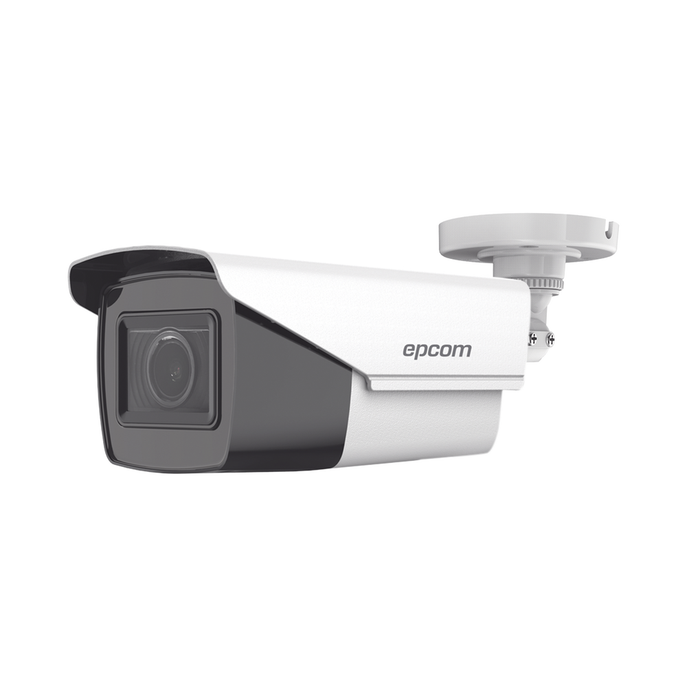 Bala TURBOHD 5 Megapixel / Lente Mot. 2.7 a 13.5 mm / 40 mts IR EXIR / dWDR / TVI-AHD-CVI-CVBS / Exterior IP67 / 12 Vcc / 24 VCA
