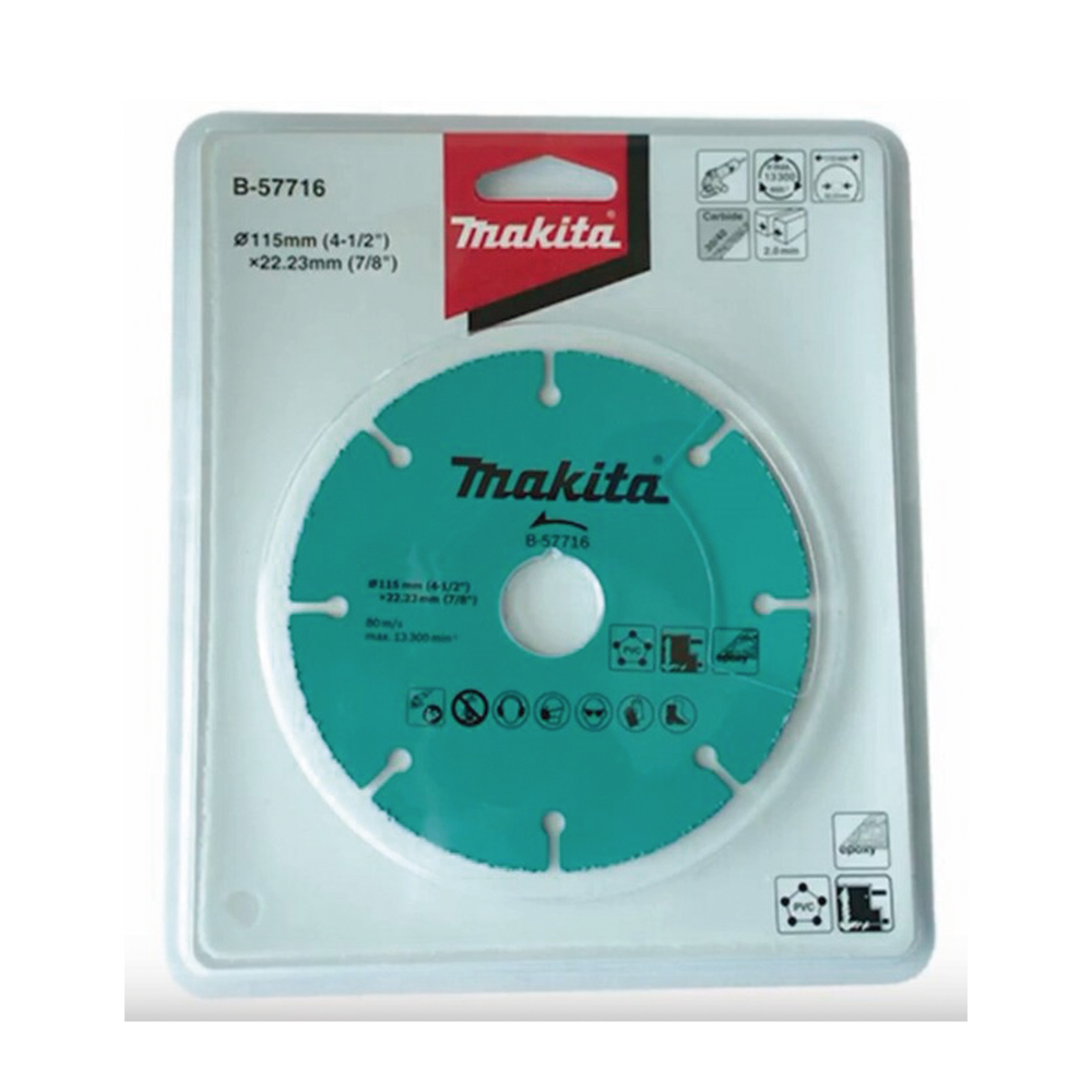 Disco de carburo de tugsteno 4 1/2" multi-material para esmeriladora, Ideal para Yeso y Epóxicos. - Image 2