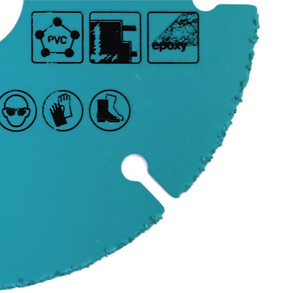 Disco de carburo de tugsteno 4 1/2" multi-material para esmeriladora, Ideal para Yeso y Epóxicos. - Image 3