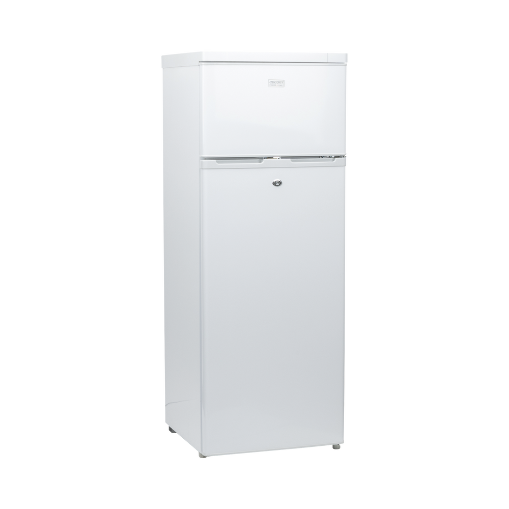 Refrigerador Combinado Solar de 220L (7.7 ft3) - 12/24V, Alta Capacidad, Optimo Para Operación Sin Red Eléctrica, Rendimiento Superior.