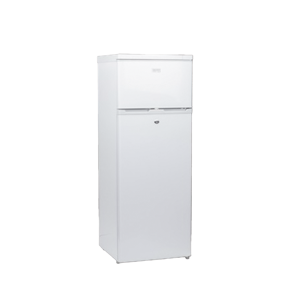 Refrigerador Combinado Solar de 220L (7.7 ft3) - 12/24V, Alta Capacidad, Optimo Para Operación Sin Red Eléctrica, Rendimiento Superior.