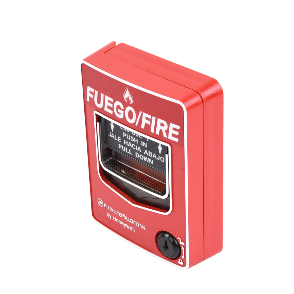 Estación Manual de Emergencia ??? Doble Acción, Convencional con Mensaje en Español