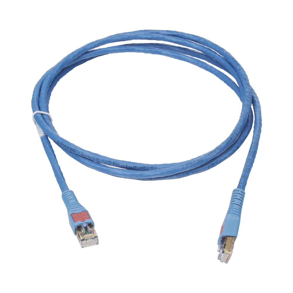 Patch Cord Tipo BladePatch, Desconexión Desde la Bota, Cat6, 7ft, Color Azul, Versión Bulk (Sin Empaque Individual)