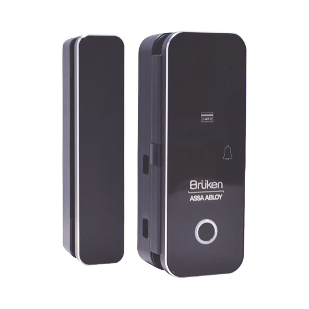 Cerrojo Electrónico con Lector de Huella / Tarjeta para Puerta de Vidrio