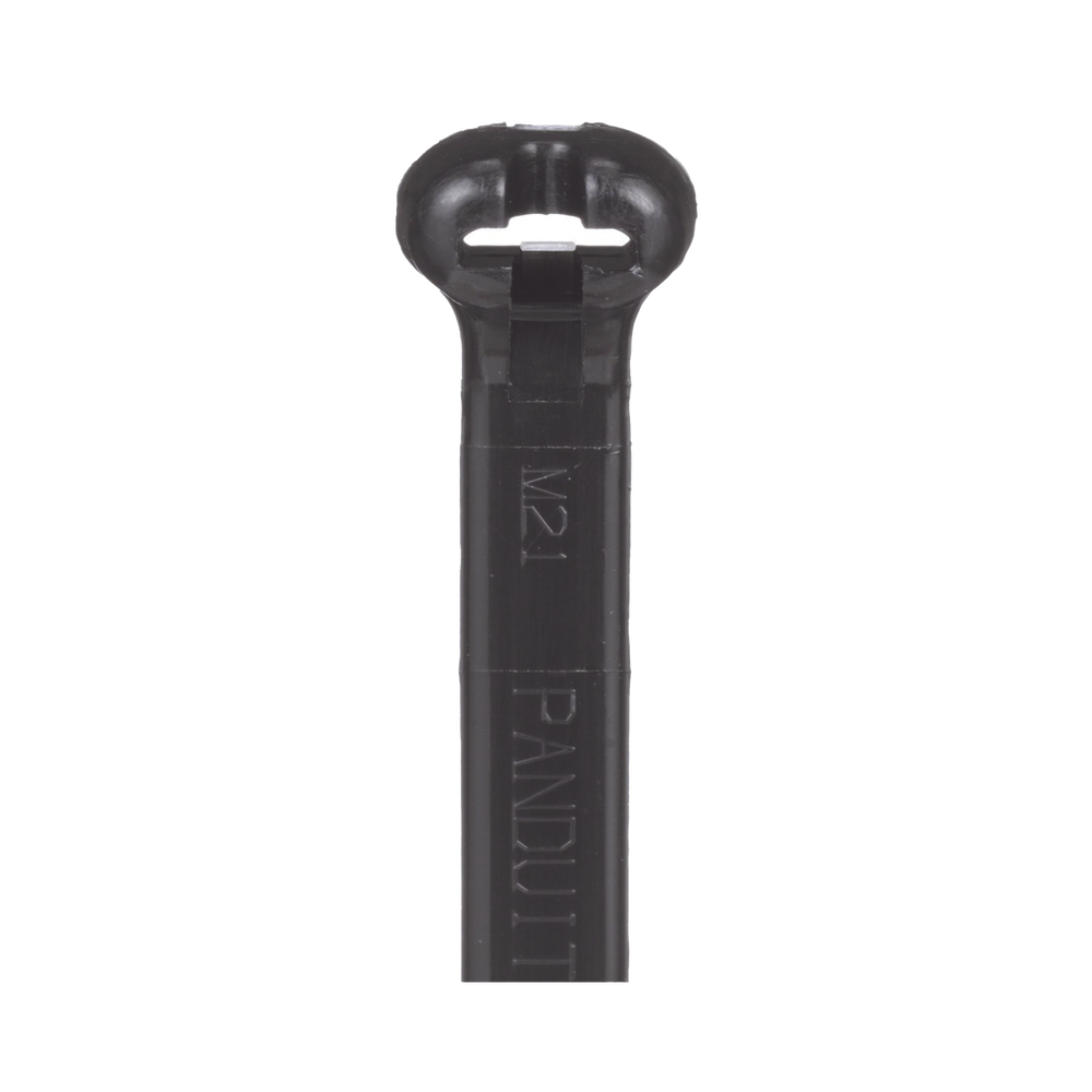 Cincho de Nylon 6.6 Dome-Top®, Con Lengüeta de Bloqueo de Acero Inoxidable, 620 mm largo x 7mm ancho, Color Negro, Exterior Resistente a Rayos UV, Paquete de 100pz - Image 2