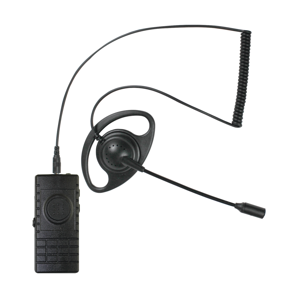 PTT inalámbrico Bluetooth con auricular con micrófono boom para radios Kenwood Serie NX5000/3000