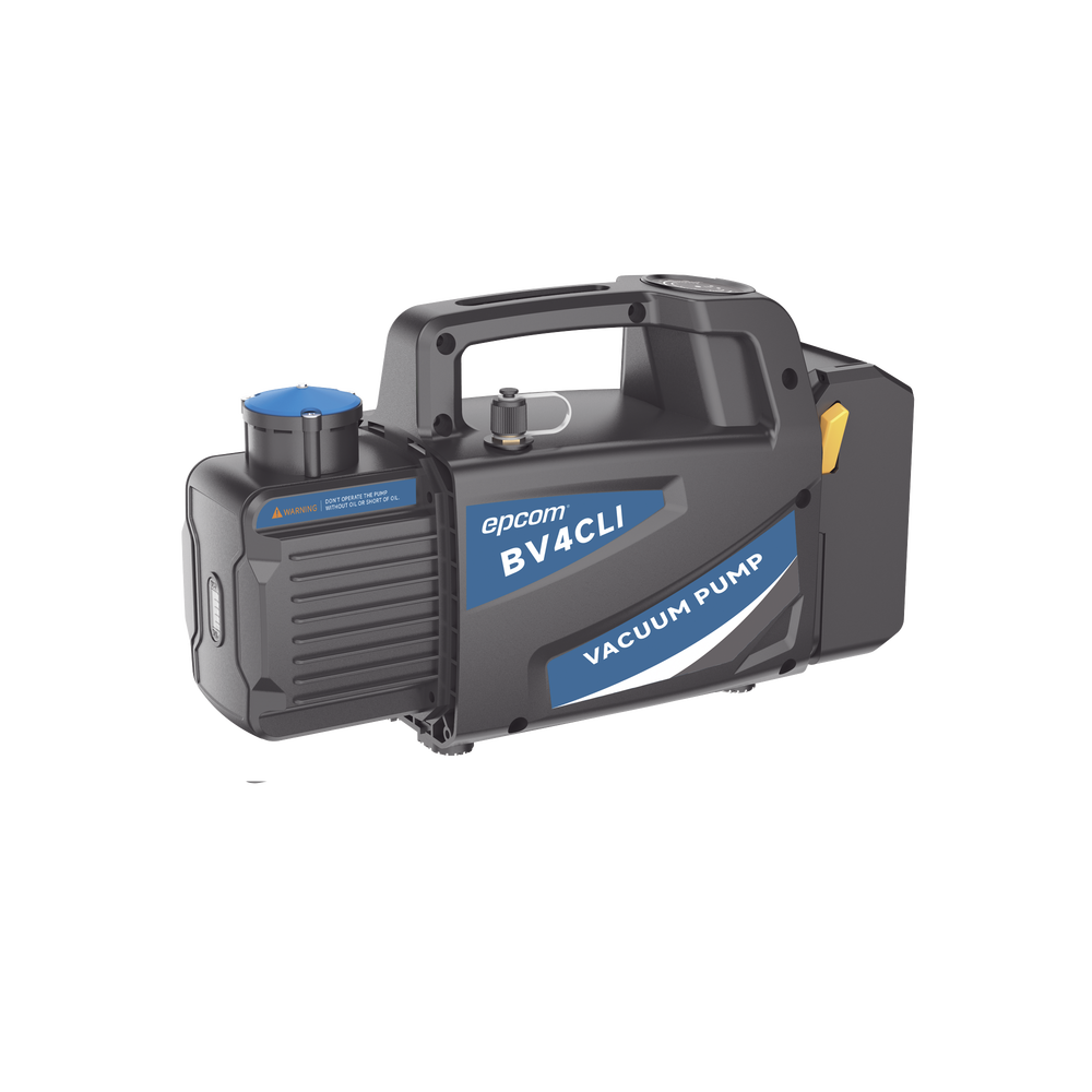 Bomba de Vacío Inalámbrica BV4CLI / 4 CFM (114 L/min) / Vacío Final 150 Micrones / Batería Ion-Litio 18V AEG-RIDGID / Capacidad Aceite 330 mL / Portátil Alta Eficiencia / Compatible A2L R32