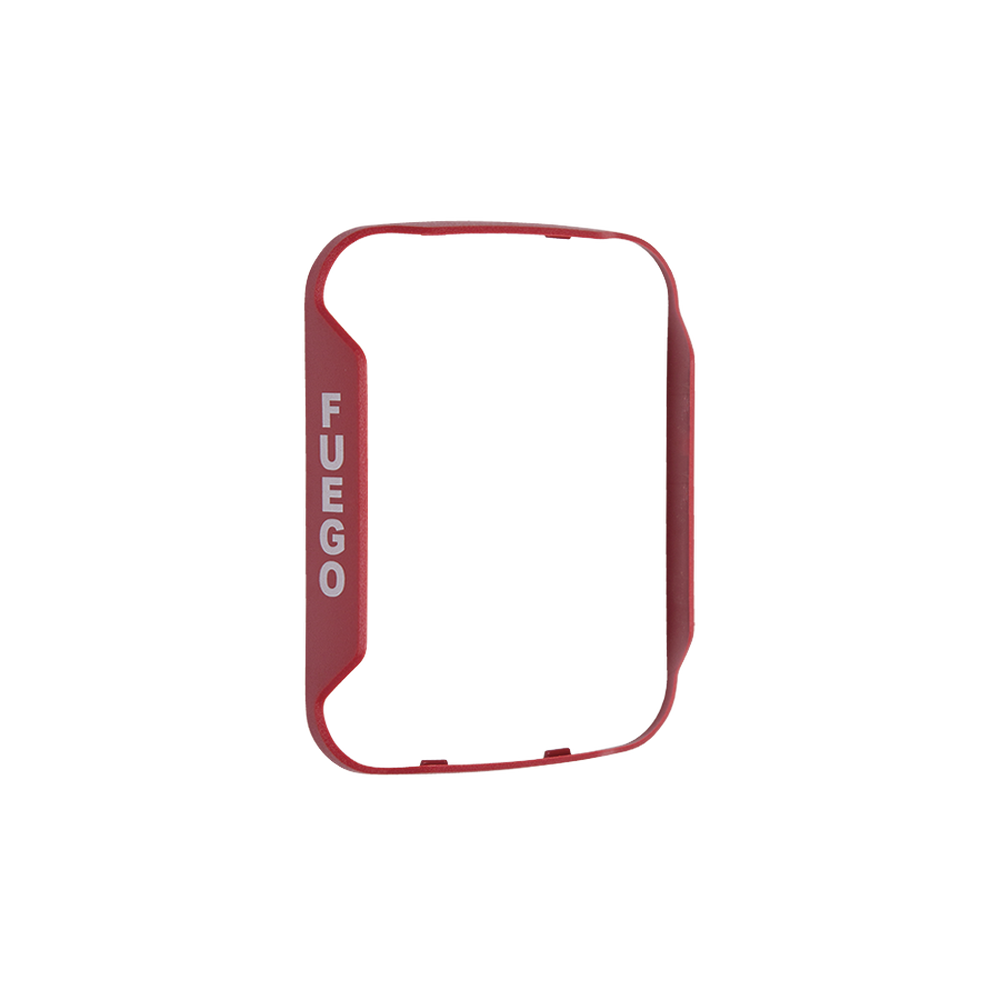 Bisel para Bocinas y Bocinas-Estrobos de Montaje en pared / Color Rojo / Texto en Español / Paquete con 5 Piezas