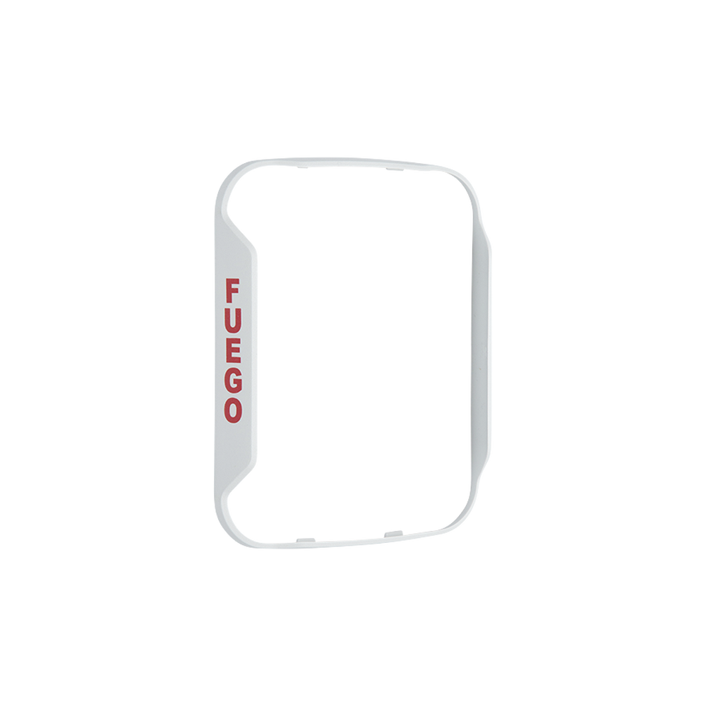 Bisel para Bocinas y Bocinas-Estrobos de Montaje en Pared / Color Blanco / Texto en Español / Paquete con 5 Piezas