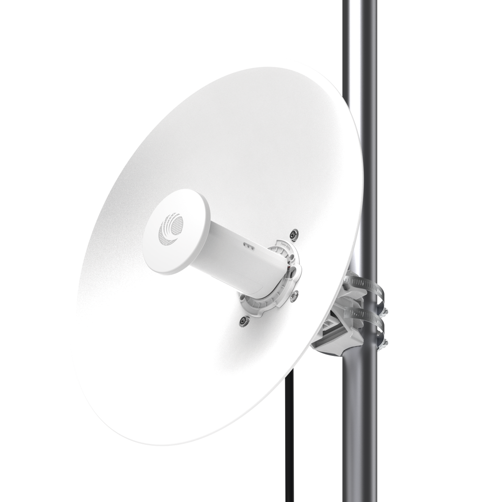 Cambium Networks ePMP Force 4525L | Módulo Suscriptor Wi-Fi 6 (802.11ax) | 5 GHz | Antena de Plato 25 dBi integrada | Hasta 600 Mbps y Gestión cnMaestro | Hasta + 10 km