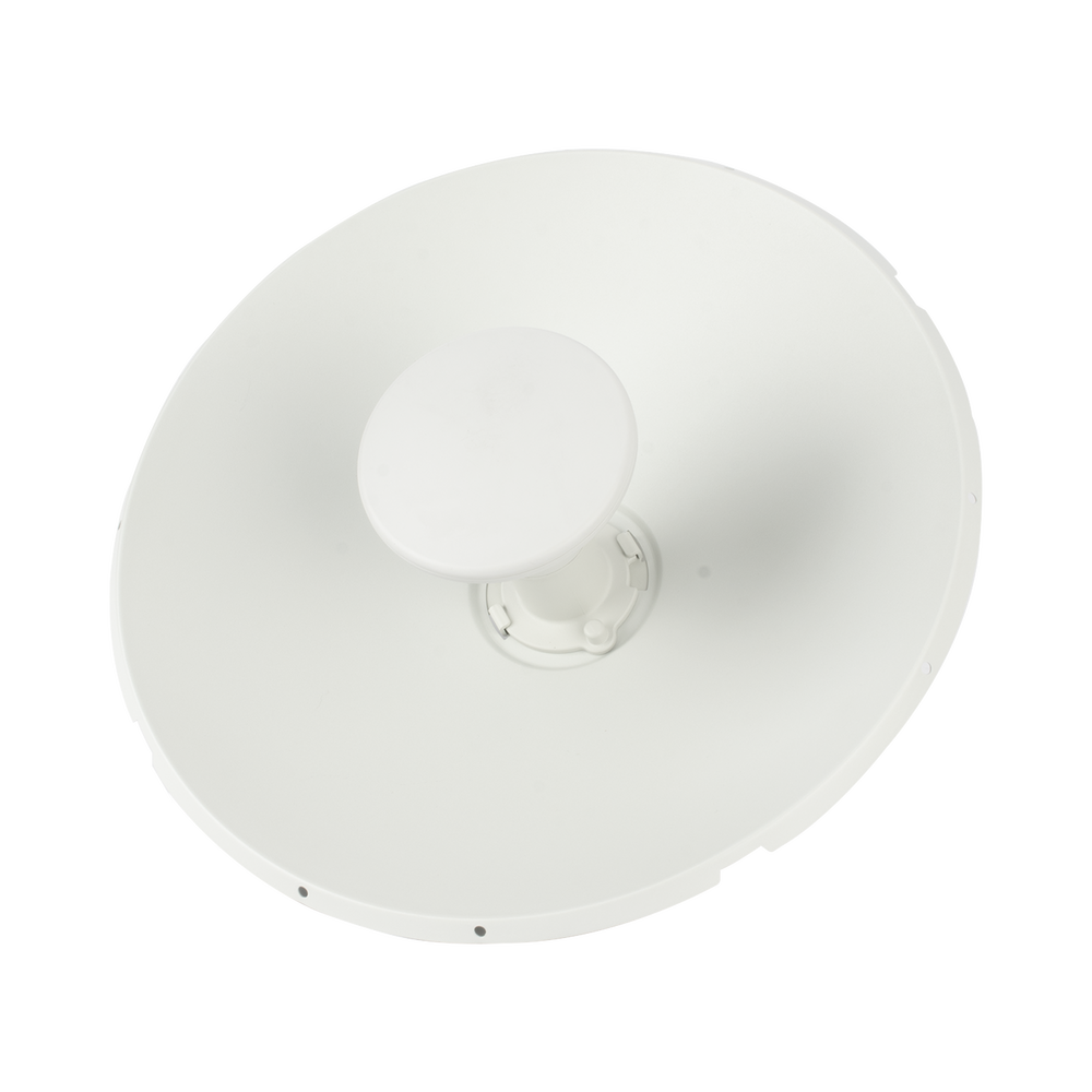 Antena direccional tipo plato de 25 dBi / Rango de frecuencia de 5.150 a 7.125 GHz / MIMO 2X2 / Para climas Hostiles IP67