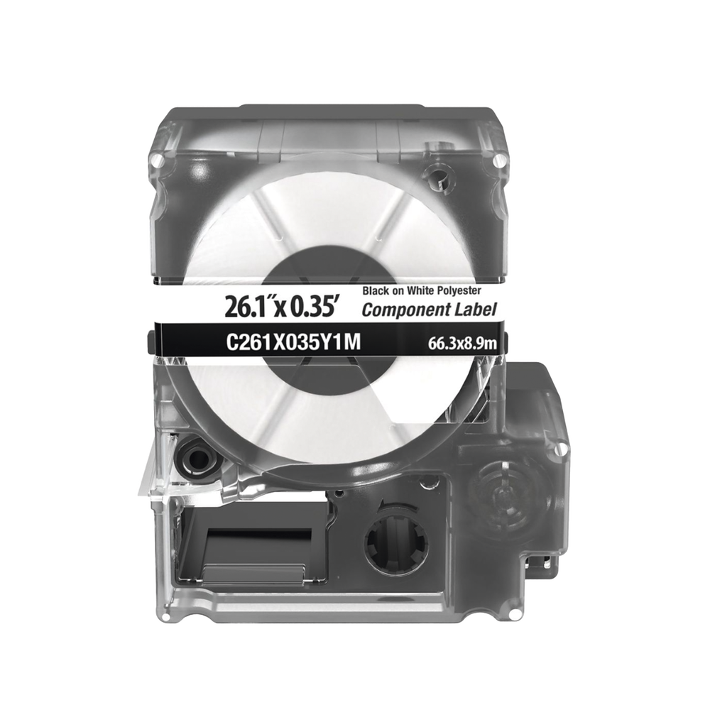 Casete de 100 Etiquetas, Para Placas de Pared, Identificaci?n de 4 Puertos, Color Blanco