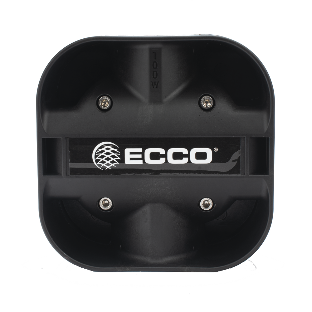 Bocina Compacta de Uso Rudo, 100 Watts de Potencia, Ideal Para Vehículos de Encubierto, Con Soporte Universal, 11 Ohms de Impedancia