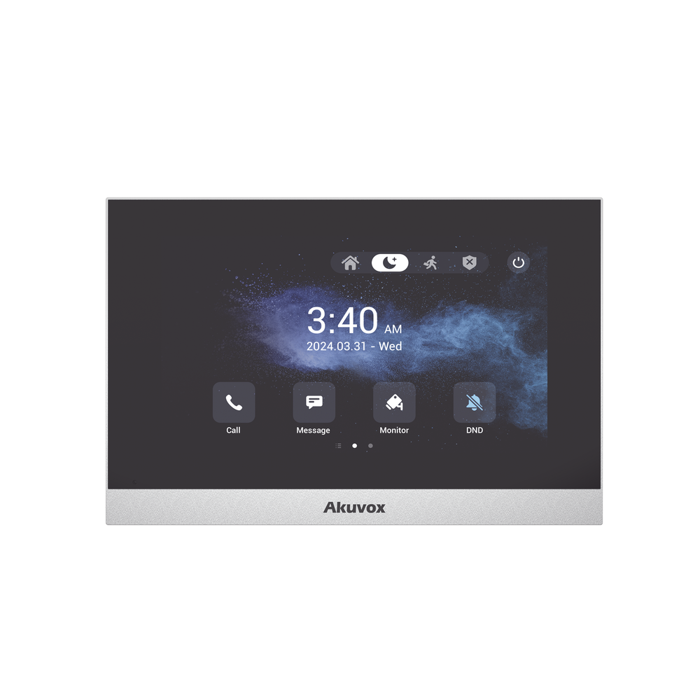 Monitor ANDROID / Soporta APP Android / Pantalla Touch Screen LCD 7" / WiFi / Punto WIFI / Bluetooth / PoE / SIP / 8 Entradas de Alarma / 1 Salida de Relé / Comunicación con App de Familiares / Administración 100 % en la Nube - Image 3