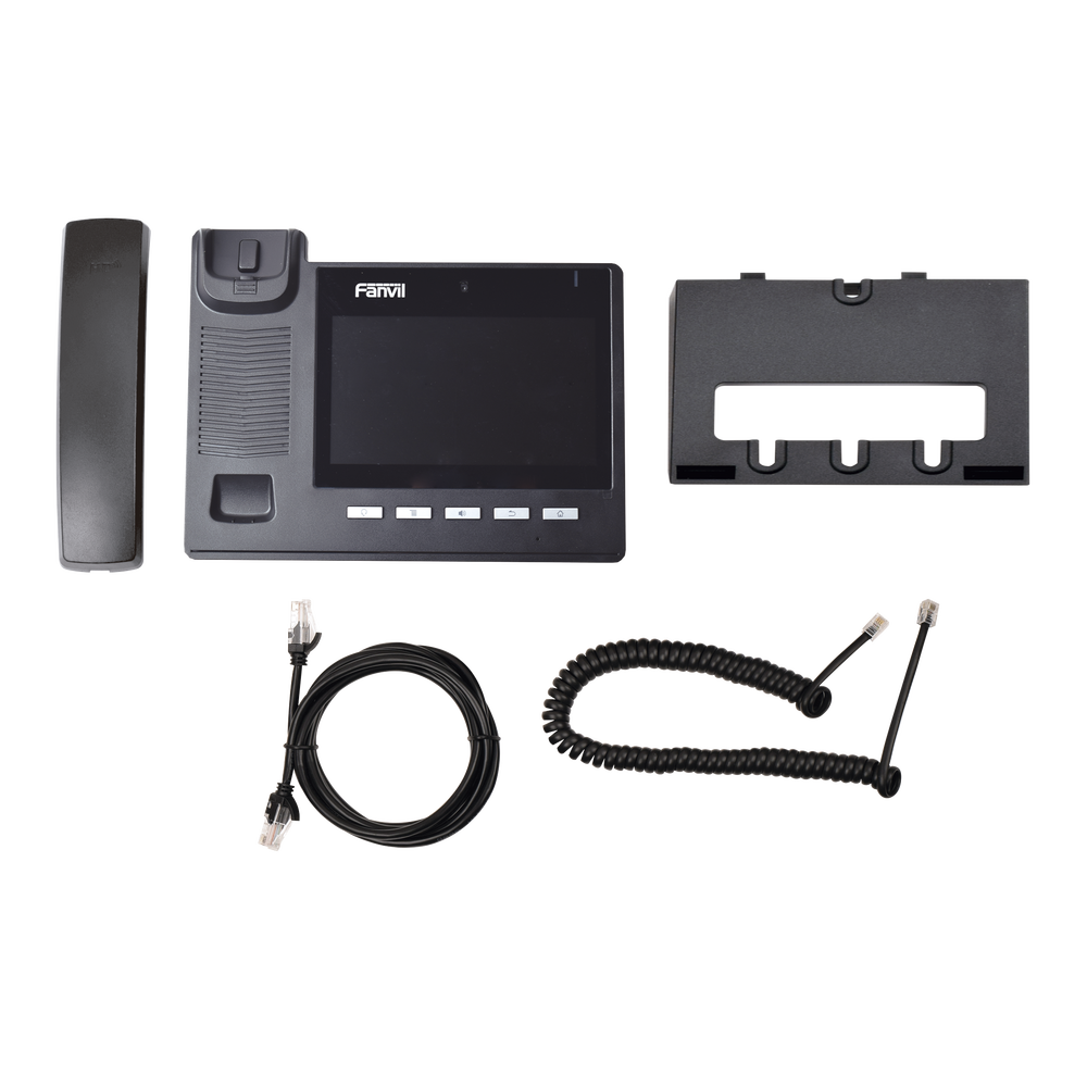 Teléfono IP Ejecutivo Para 6 Líneas SIP con Video Conferencia HD720, Pantalla Multi-Touch, Voz HD y Conferencia de 10 vías con Soporte Para PoE - Image 2