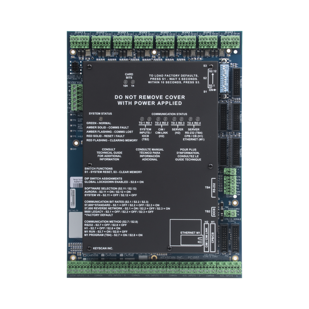 Tarjeta Principal del Controlador CA8500/ 8 Lectoras
