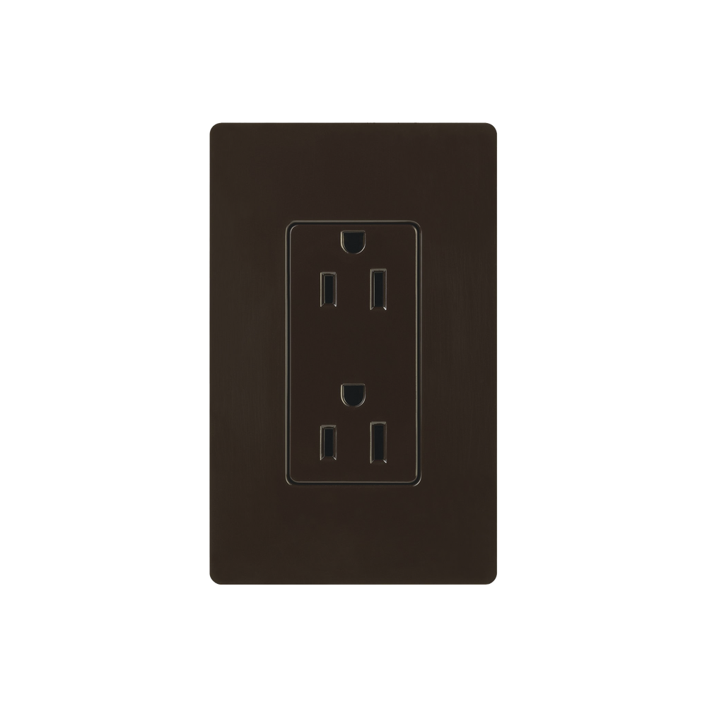 TOMACORRIENTE 120V/15A COLOR CAFE