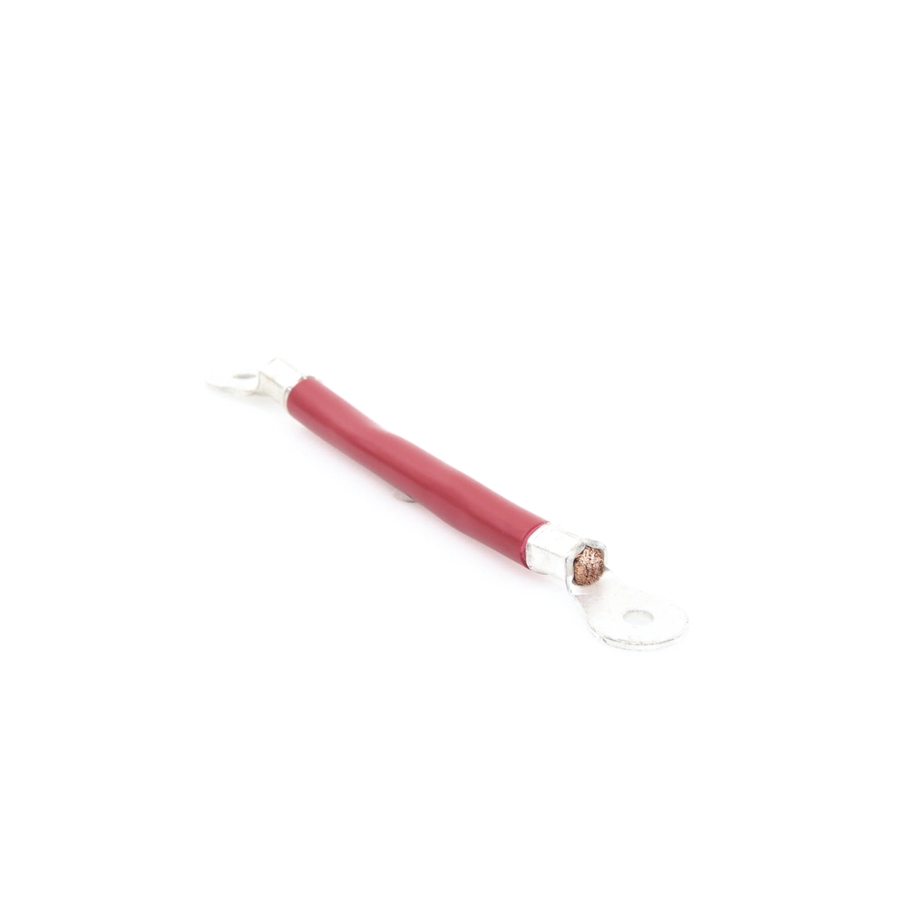 Cable para Baterías, 0.2 m, rojo, Calibre 2 AWG con Terminales de Ojo en Ambos Extremos - Image 2