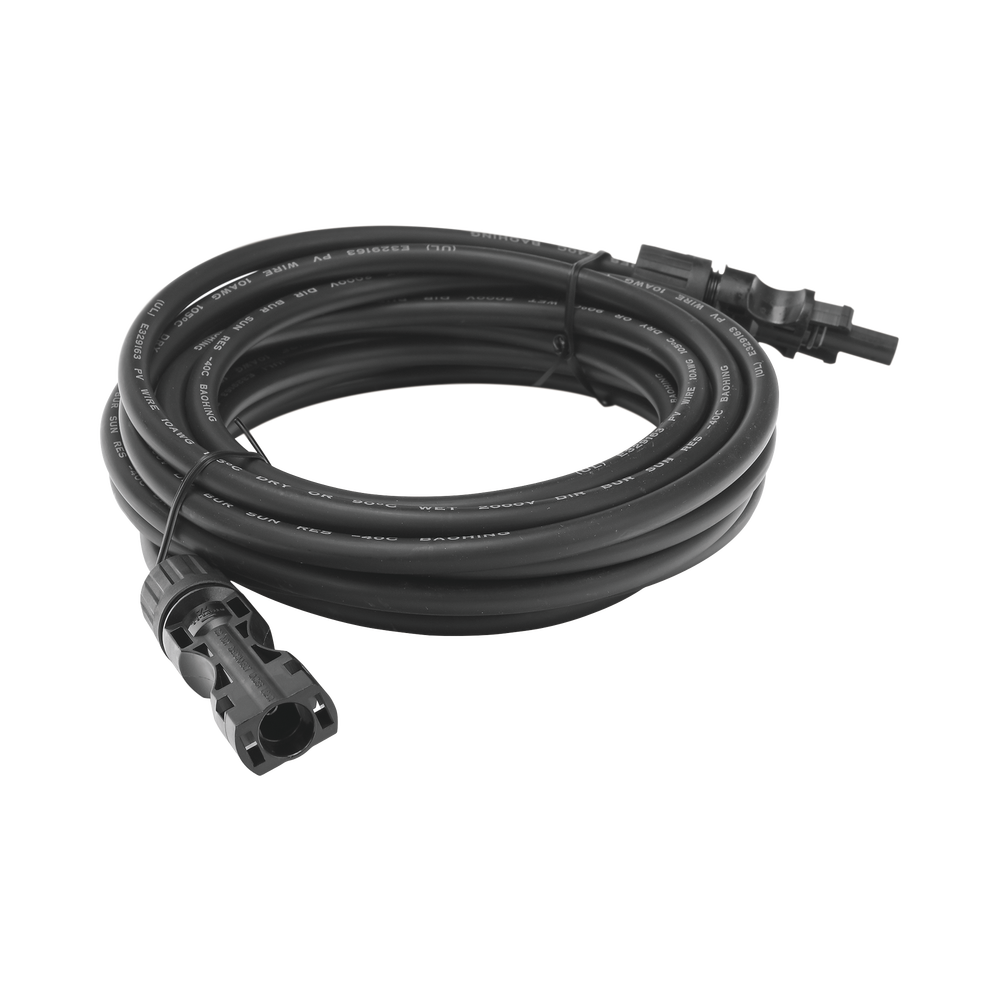Cable Fotovoltaico 2.5 m, Negro, Calibre 10 AWG con Terminales MC4 en Ambos Extremos - Image 3