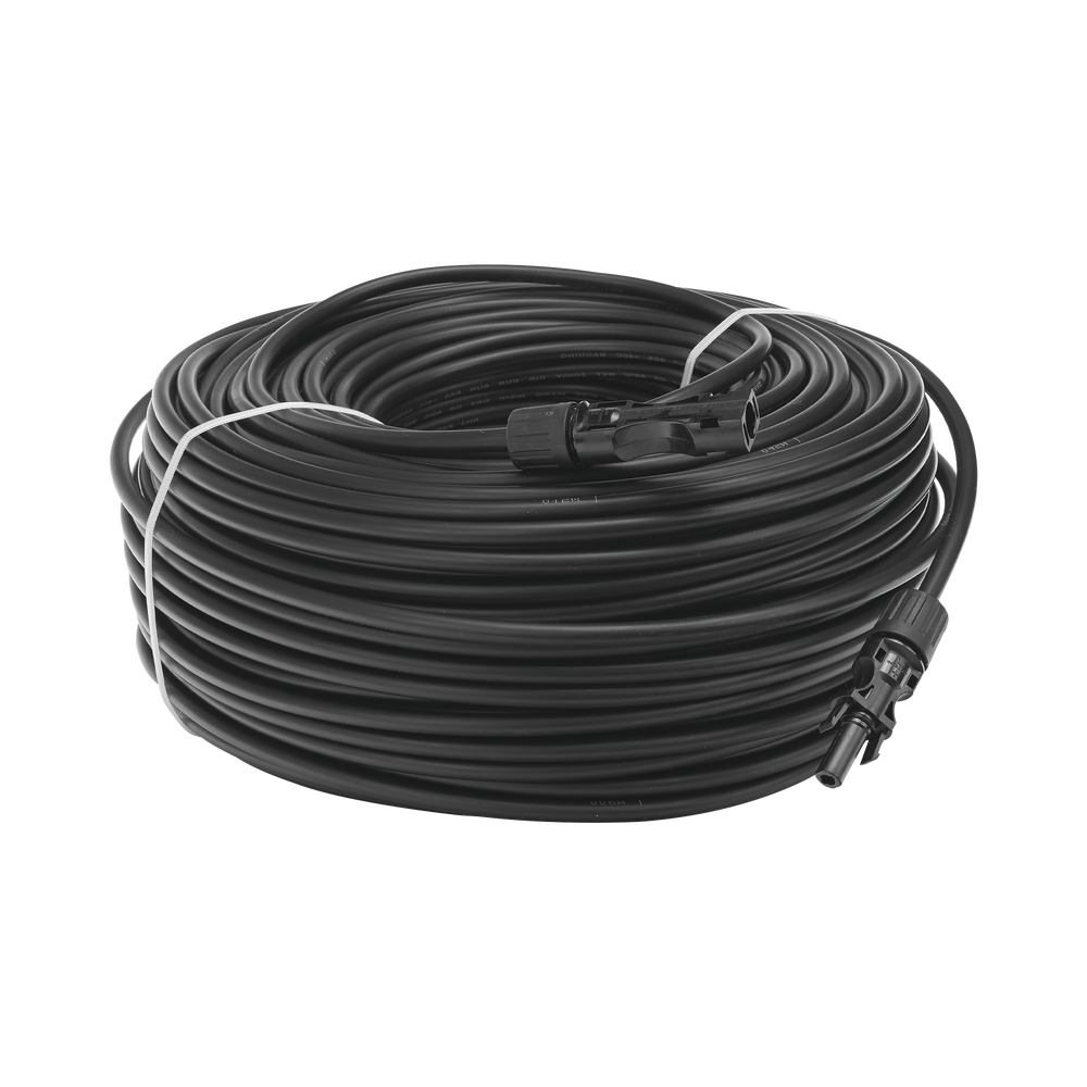 Cable Fotovoltaico 100 m, Negro, Calibre 10 AWG con Terminales MC4 en Ambos Extremos - Image 2