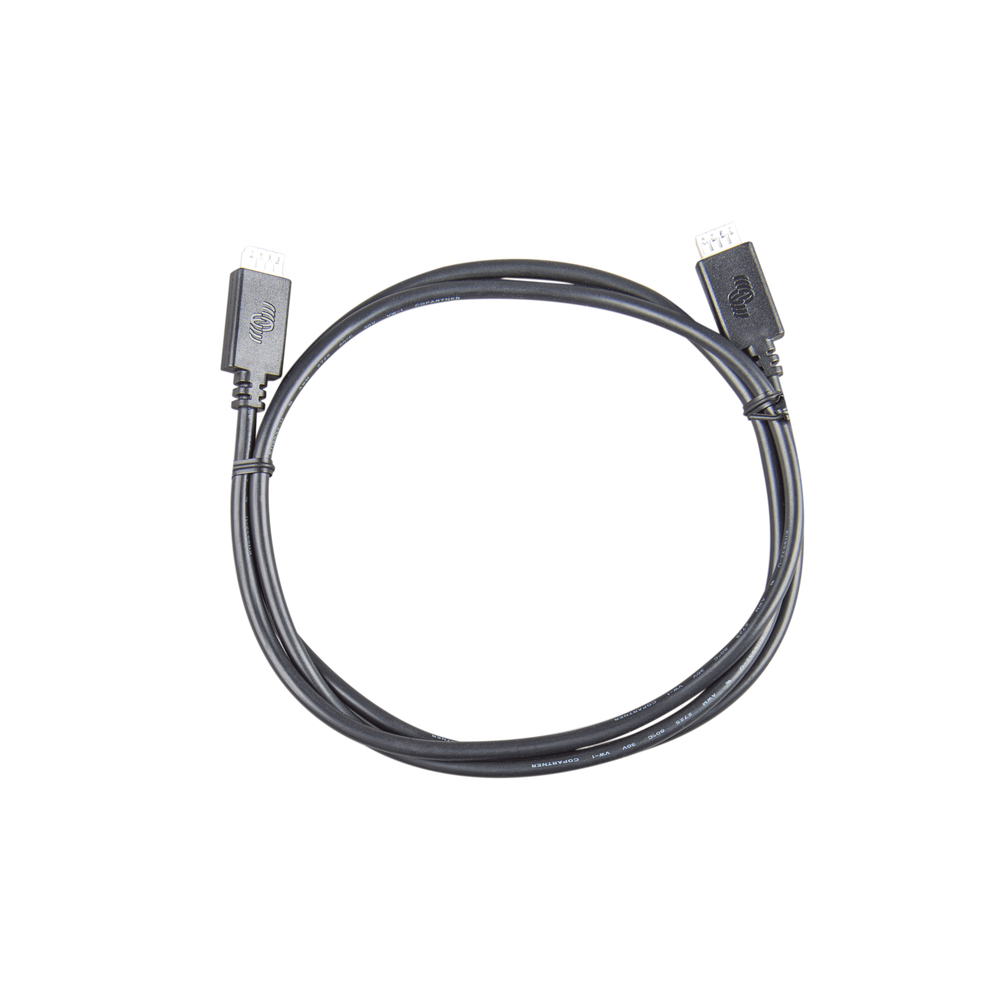 Cable de Comunicación  VE.Direct a VE.Direct para controladores Victron de 0.9 m