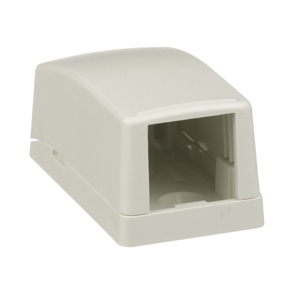 Caja de Montaje en Superficie, Para 1 M?dulo Mini-Com, Color Blanco Mate - Image 3