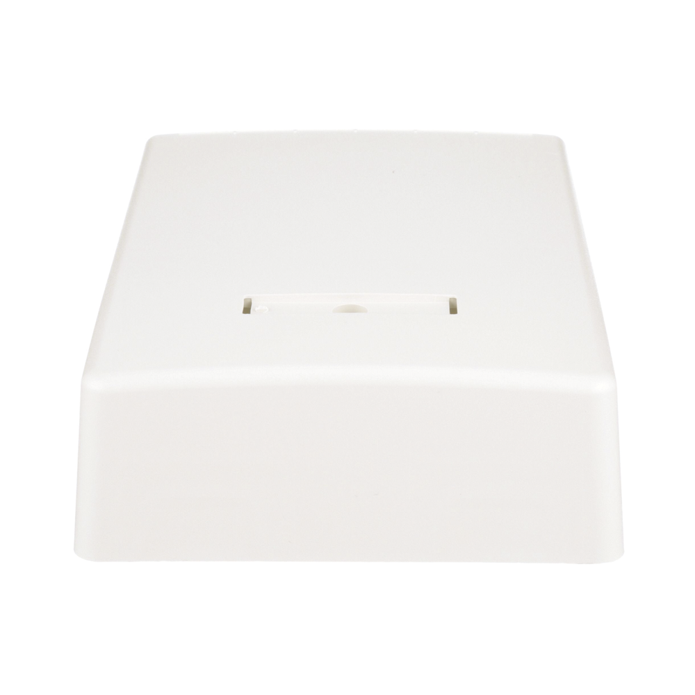 Caja de Montaje en Superficie, con Accesorio para Resguardo de Fibra ?ptica, para 12 M?dulos Mini-Com, Color Blanco Mate - Image 4