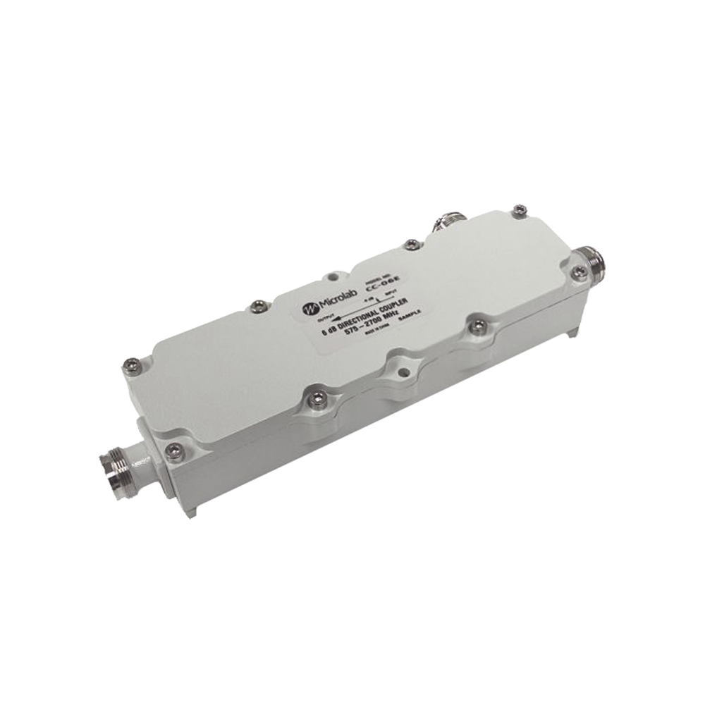 Acoplador direccional 6dB 575-2700MHz 300W - 161 dBc 4.3 - 10 IP67