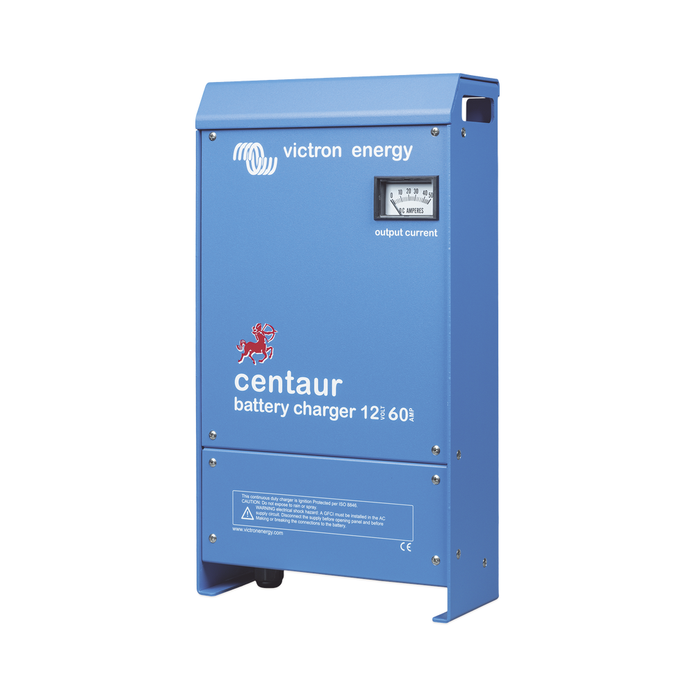 Centaur 24/60 / Cargador de Baterías 24V, 60A / Para Ambientes Marinos y Terrestres. /  Bancos de 140 a 600 Ah