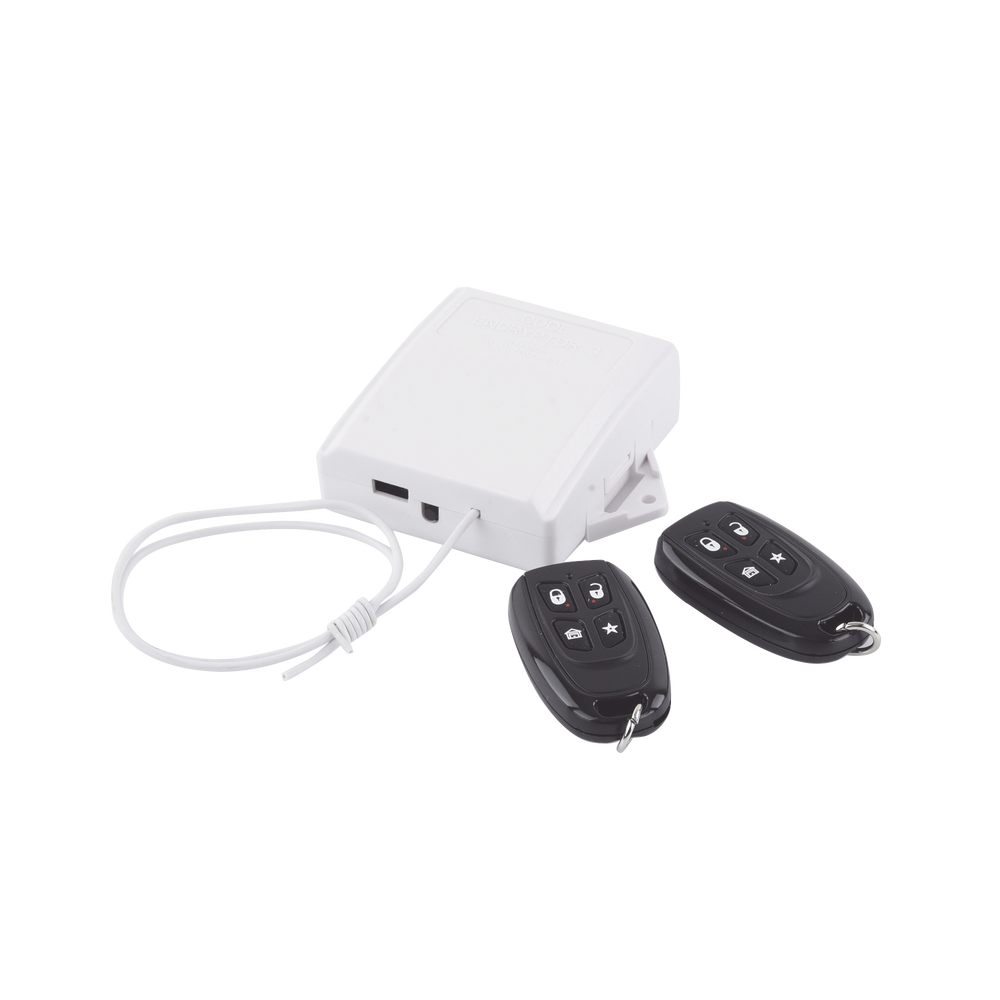 Receptor Universal con conexion directa al Keybus del panel de alarma con relevador auxiliar para abrir puertas de garage o aplicaciones de pulso momentaneo