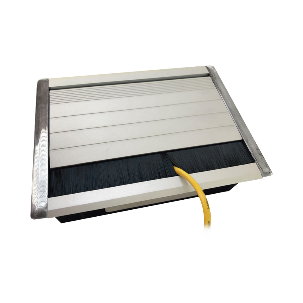 Caja Universal Vac?a de 2 M?dulos para Instalaci?n en Escritorio (Voz, Datos, Video, Contactos El?ctricos), (No Incluye Accesorios)