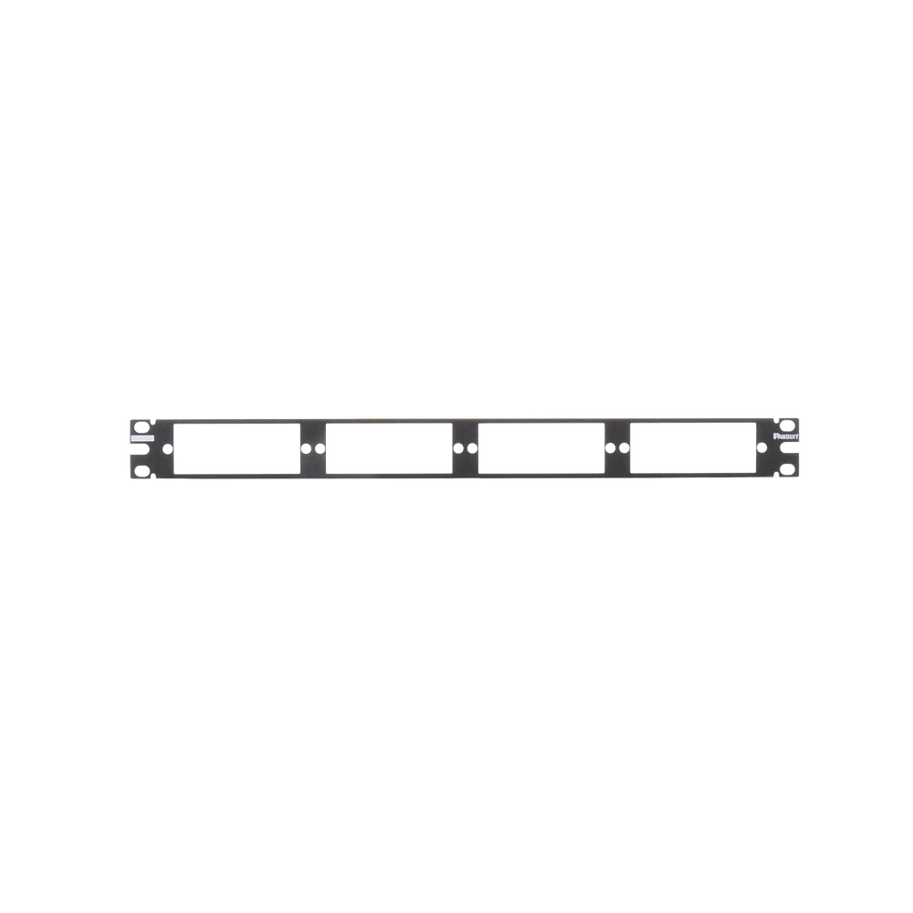 Patch Panel de Fibra ?ptica, Para 4 Placas Acopladoras FAP o FMP, Color Negro, 1UR - Image 4
