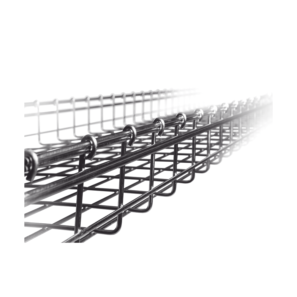 Charola Tipo Malla 105/500 mm, Acabado Electro Zinc, Hasta 836 Cables Cat6, Tramo de 3 Metros - Image 3