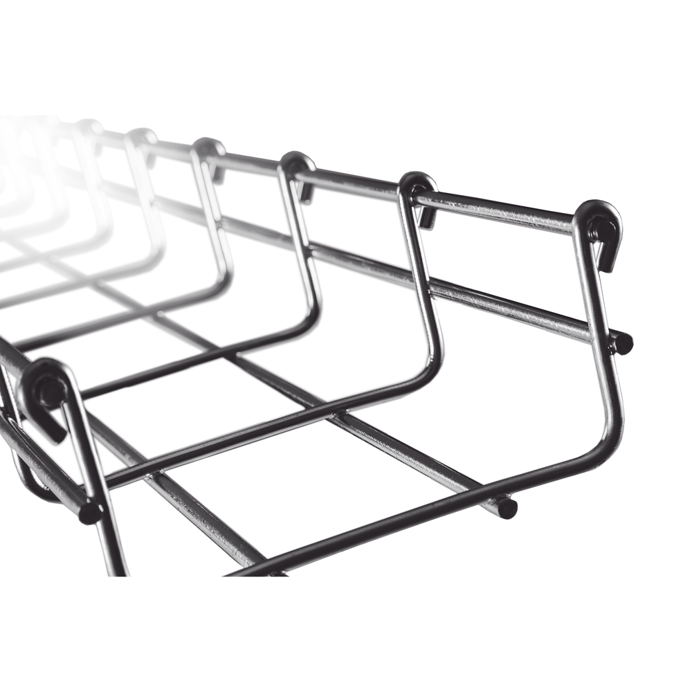 Charola Tipo Malla 54/100 mm, Acabado Electro Zinc, Hasta 86 Cables Cat6, Tramo de 3 Metros - Image 2