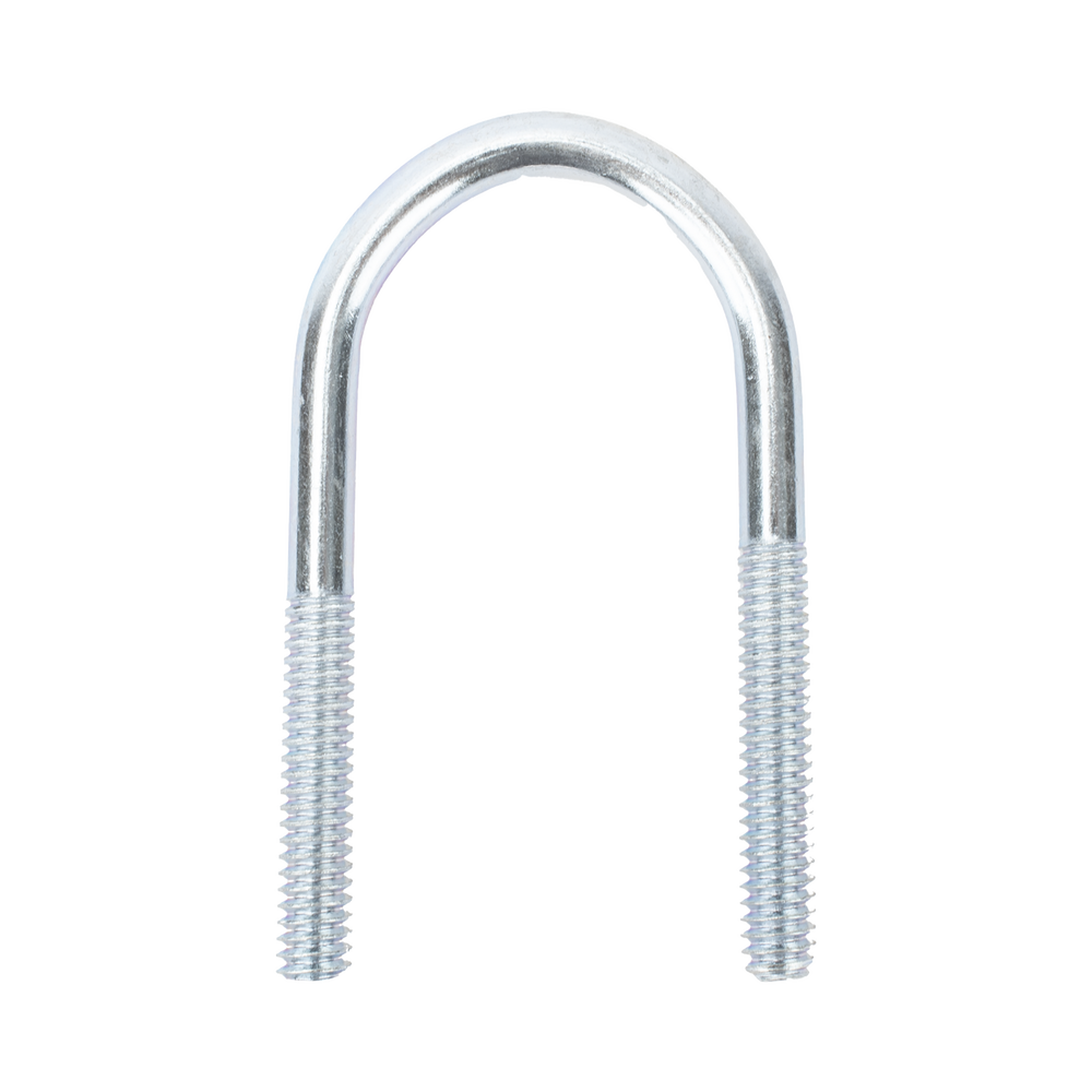 Abrazadera tipo U de 1 1/4", con acabado Electro Zinc, no incluye tuercas y arandelas