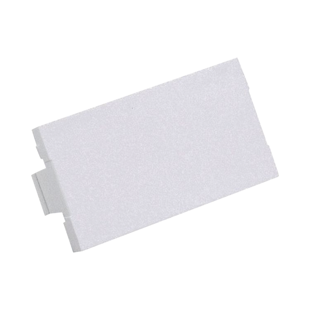 M?dulo de Tapa Ciega (Inserto Ciego), de 1/3, Color Blanco Mate, 1 Pieza