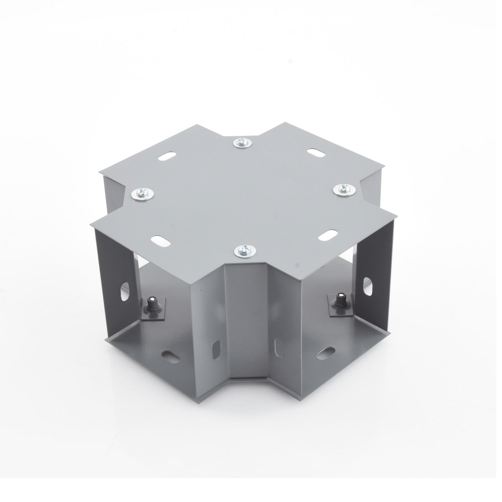 Derivación "X" 100 X 100 mm, fabricado en lámina de acero al carbón - Image 3