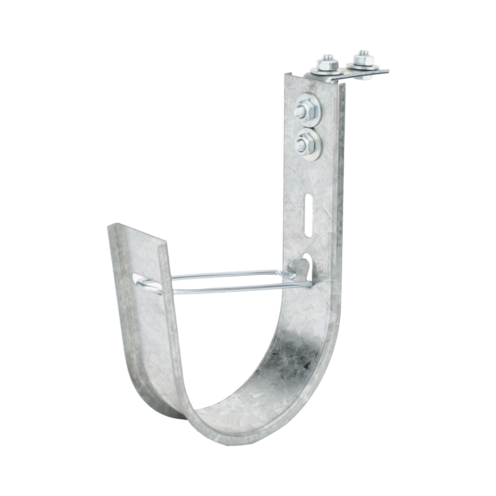 Soporte (Gancho) tipo J-Hook, hasta 115 cables Cat6, ideal para soportar cableado en los espacios de manipulación al aire, Para instalación en interior