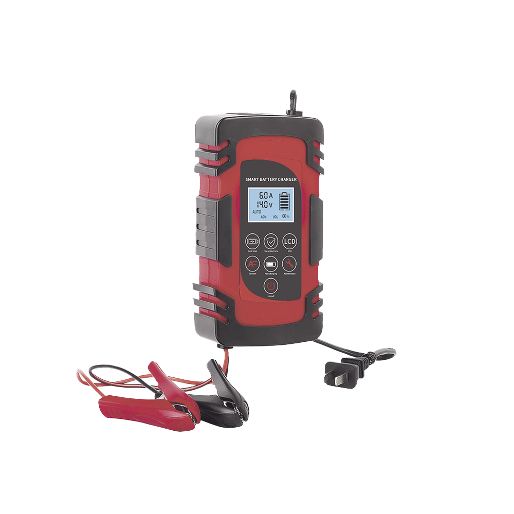 Cargador de Baterías / 12 o 24 Vcc / hasta 40 Ah / 2, 4 o 6 A / Display LCD