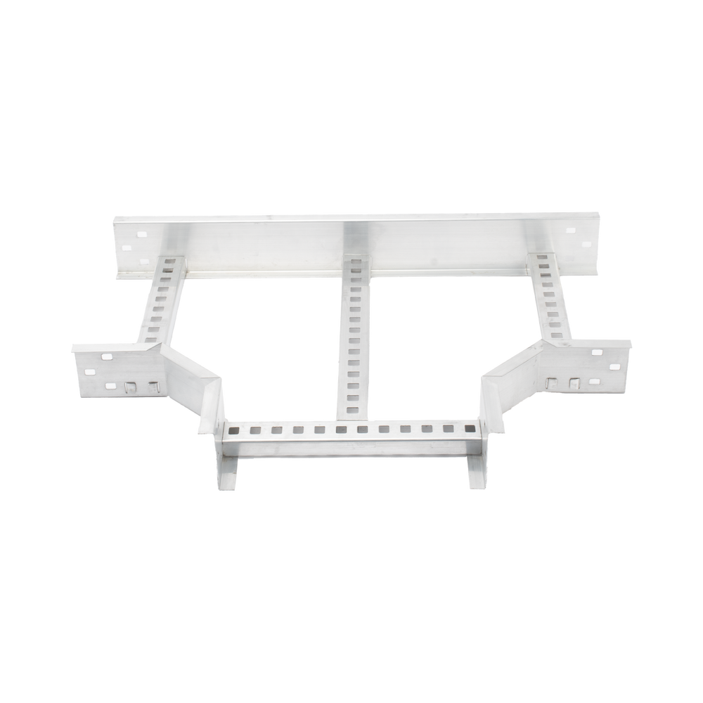 Derivación "T" Horizontal de Aluminio Perfil Z / Peralte 3 1/4" / Ancho 12"/ Radio 8" / Incluye Tornillería (CHTHEZ314R8X12AK)