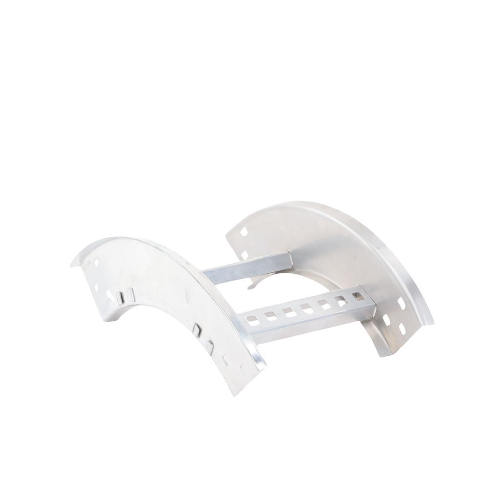 Curva Vertical Exterior de Aluminio de 90° Perfil Z / Peralte 3 1/4" / Ancho 12" / Radio 8" / Incluye Tornillería (CHVE90EZ314R8X12AK) - Image 2