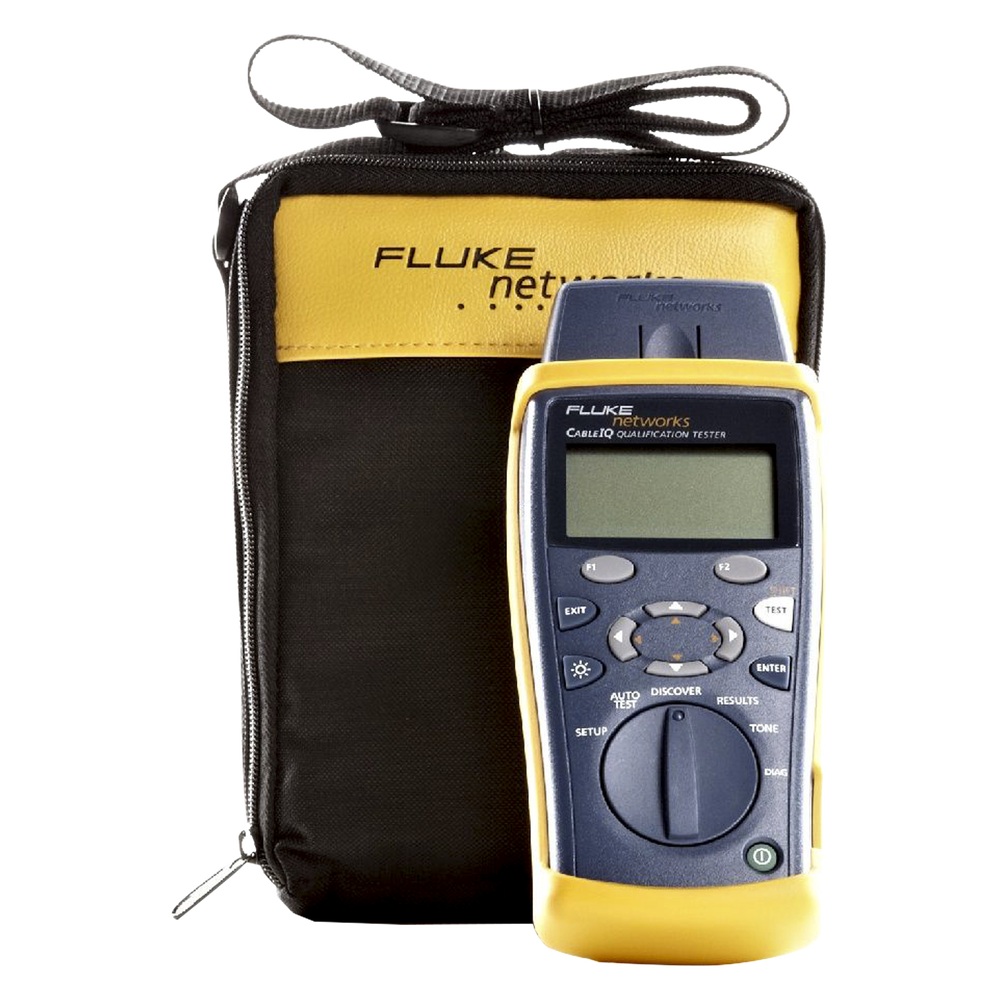 Calificador de Red CableIQ™, para Medición de Capacidades en Redes 10/100/1000 Base-T, y Compatibilidad con VoIP, Datos y Vídeo