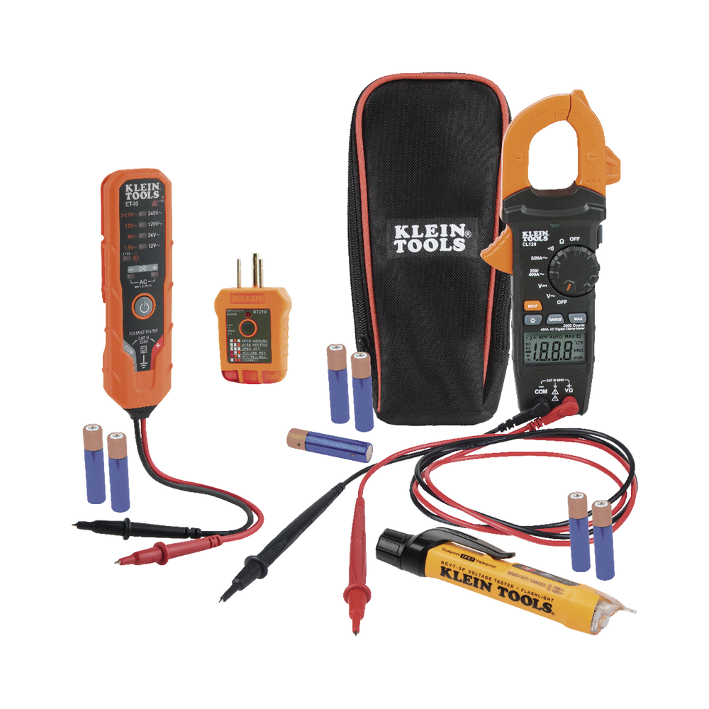 Kit de Prueba Eléctrica CL120+NCVT-3P+ET40+RT210