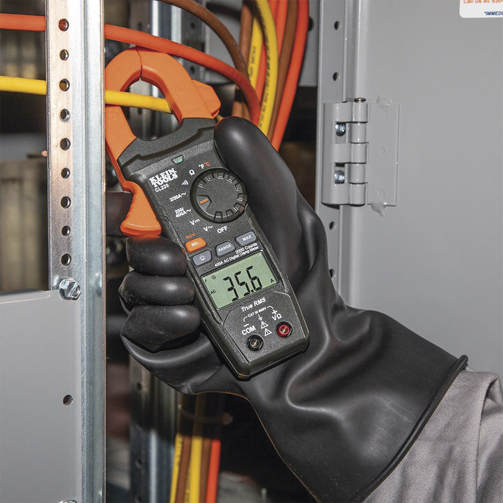 Amperímetro Digital de Gancho de Rango Automático de 400 A CA con Medidor de Temperatura. - Image 6