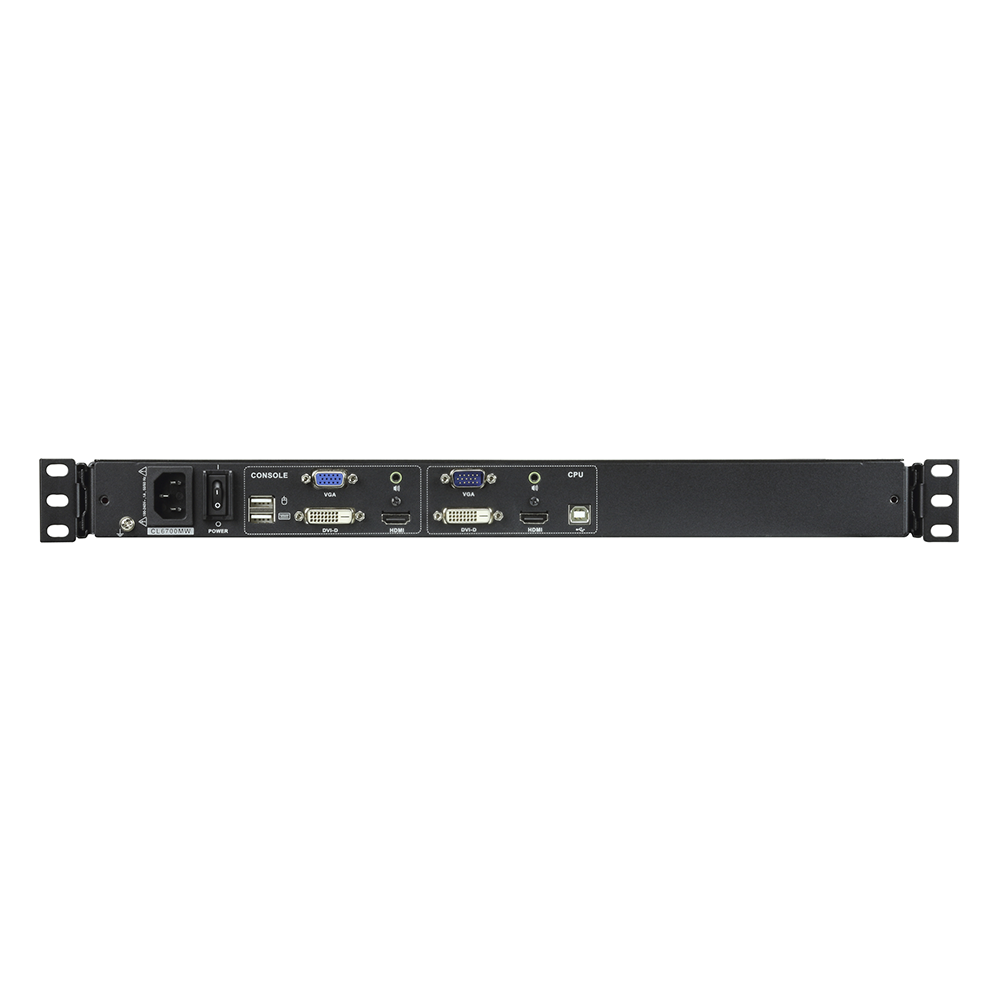 Consola LCD | HDMI, VGA, DVI, USB | Single Rail | Pantalla 17.3" | 1U de altura - Image 3
