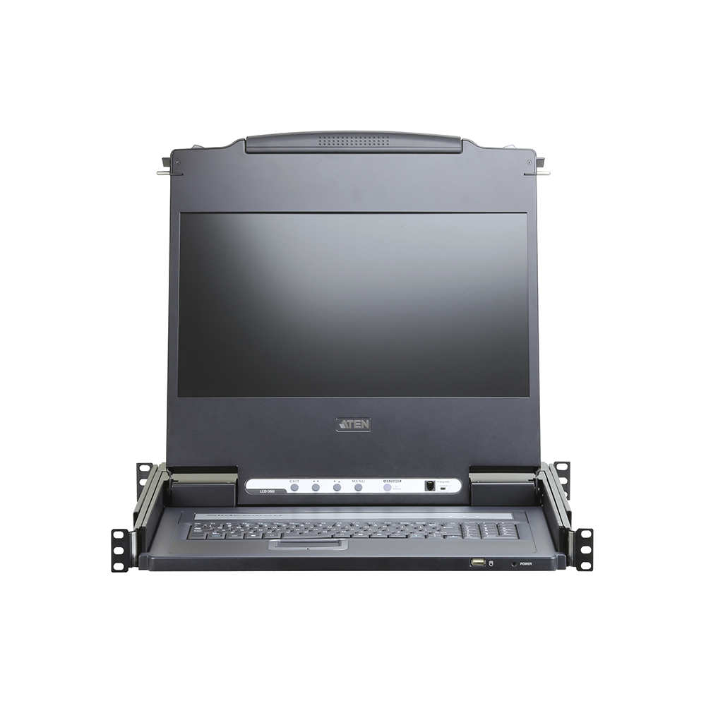 Consola LCD | HDMI, VGA, DVI, USB | Single Rail | Pantalla 17.3" | 1U de altura - Image 2