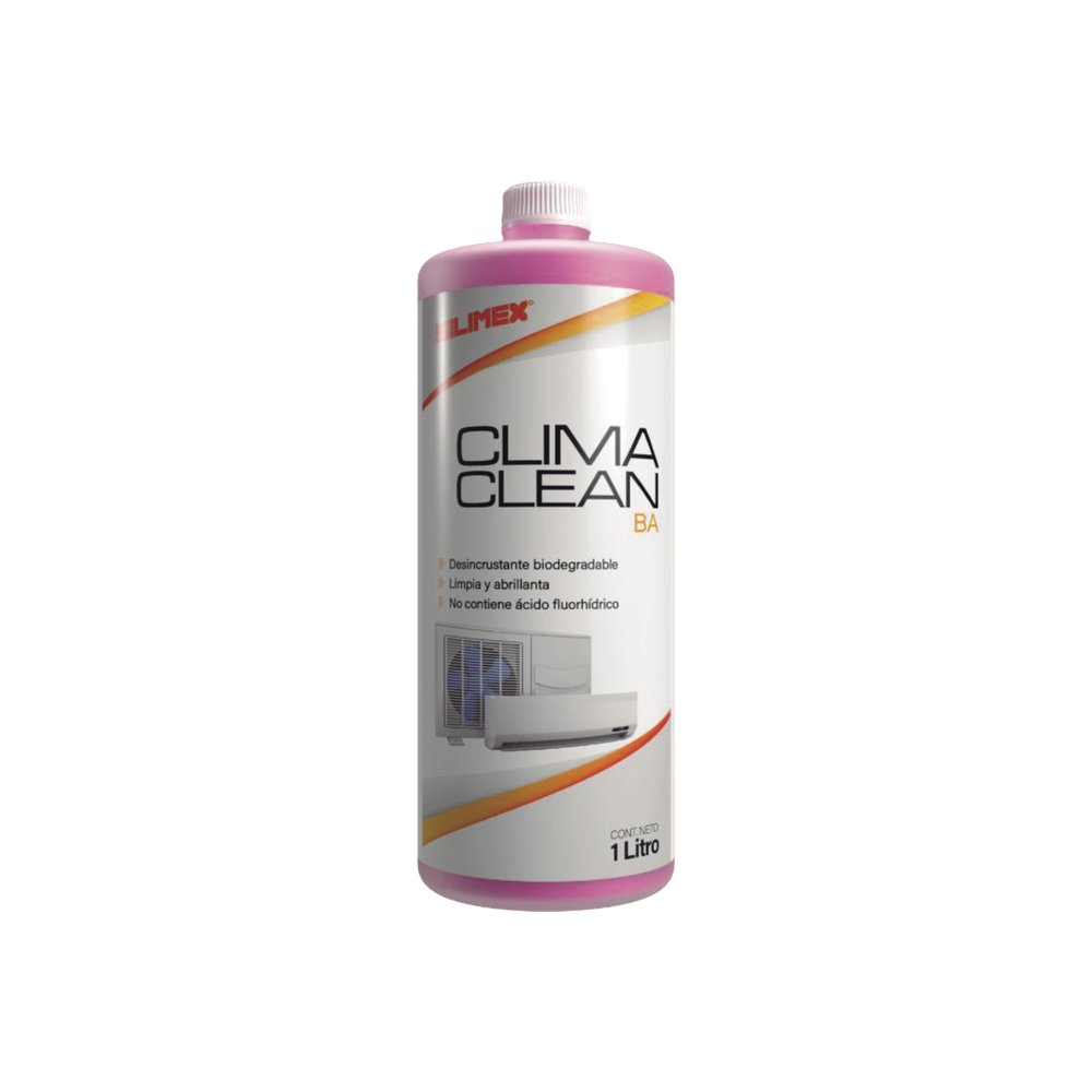 CLIMA CLEAN BA Limpiador Espumoso, Biodegradable y a Base de Agua que Garantiza una Limpieza Profunda y Profesional en Serpentines de Minisplits, Mejorando su Eficiencia y Prolongando su Vida ?til