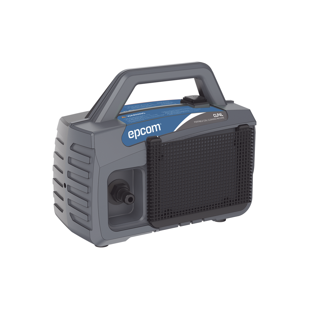 Máquina de Limpieza de Serpentines CLP4L con Tanque Integrado / Doble Presión 5-10 bar / Flujo 4L/min / Encendido-Apagado Automático / Función Autoaspiración / Portátil 3.5 kg / 230V o 100-120V