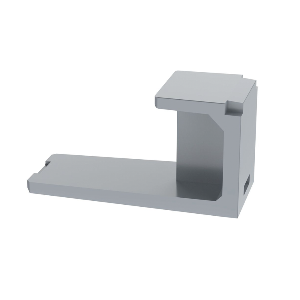 M?dulo de Tapa Ciega (Inserto Ciego), Mini-Com, Color Gris, 1 Pieza - Image 4