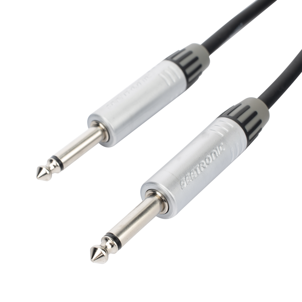 Cable de Audio | Plug 1/4 in a Plug 1/4 in Stereo | Carcasa Cromada | Conectores Seetronic | Longitud 3m